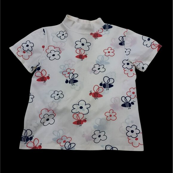 Vintage Sears Winnie The Pooh Tee Bees & Flowers Print - Picture 1 of 6